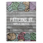 Doodle-Aquarellgarn Strickfaser Notizblock (Vorderseite)