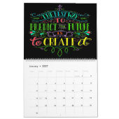 Doodle Art and Quotes Calendar Kalender (Jan 2027)