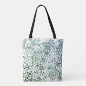 Doodle Art Design für Shopping Tasche (Rückseite)