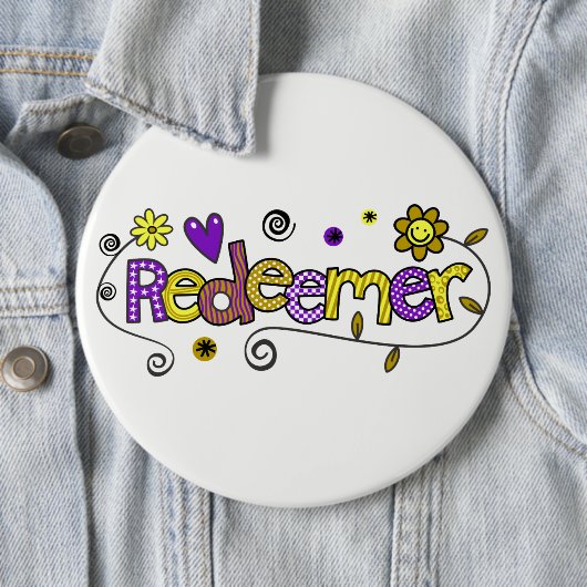 Doodle Art I Redeemer Button (Beispiel)