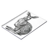 Doodle art Kangaroo Notizblock (Linke Seite)
