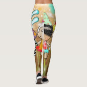 Doodle Art Leggings (Rückseite)