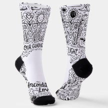 Doodle Art "Mama unser Leitstern" Socken