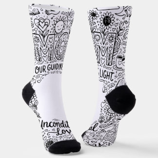 Doodle Art "Mama unser Leitstern" Socken