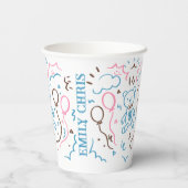 Doodle Art Pappbecher (Rückseite)