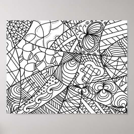 Doodle Art Poster (Vorne)