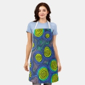 Doodle Art Schürze (Getragen)