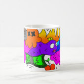 doodle art Tasse (Mittel)