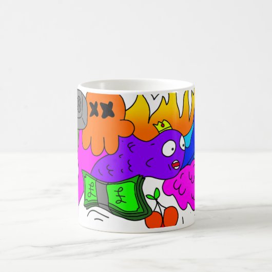 doodle art Tasse (Mittel)