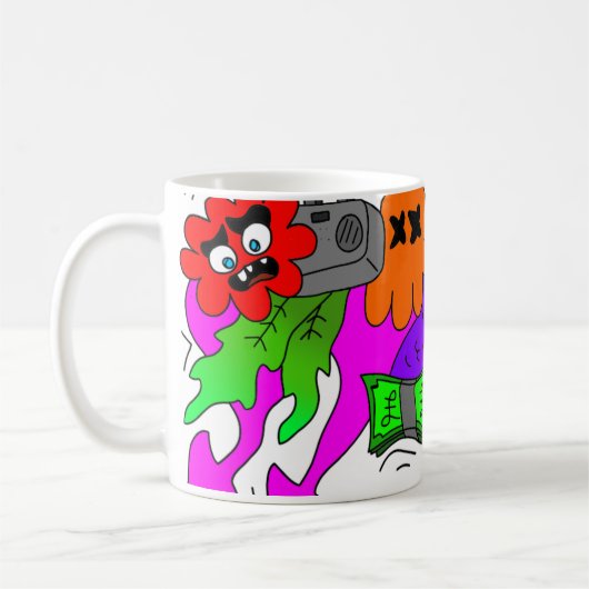 doodle art Tasse (Links)