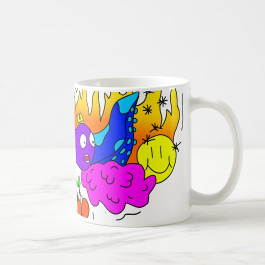 doodle art Tasse (Rechts)