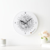 Doodle Art Uhr (Zuhause)
