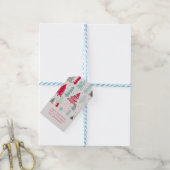 Doodle Art Weihnachtsbaumen Personalisiert Geschenkanhänger (Mit Garn)