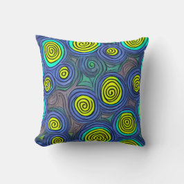 Doodle Art Wirbel Kissen