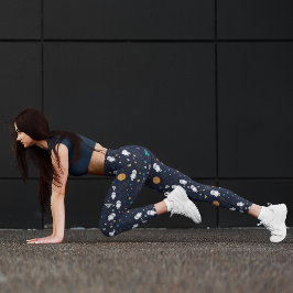 Doodle Astronaut Leggings