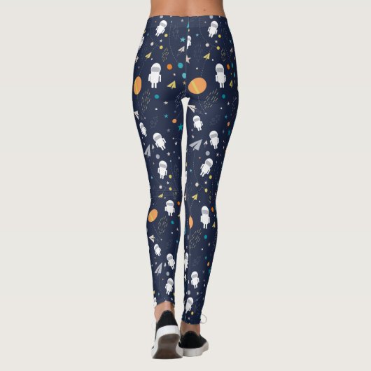 Doodle Astronaut Leggings (Rückseite)