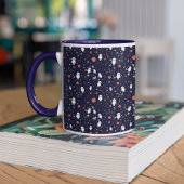 Doodle Astronaut Muster Tasse