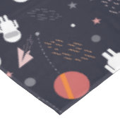 Doodle Astronaut Muster Tischdecke (Schrägansicht)