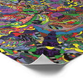 Doodle auf Steroiden Poster (Ecke)