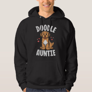 Doodle Auntie Goldendoodle s Women Kawaii Dog Tant Hoodie