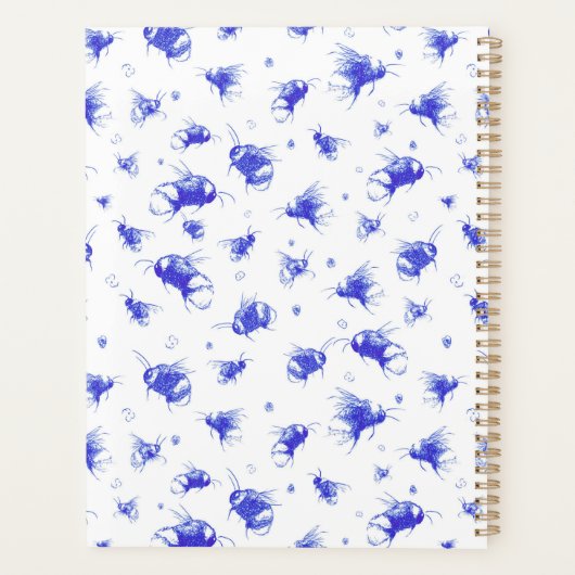 Doodle Bee Planner - Personalisiertes Weihnachtsge Planer (Rückseite)