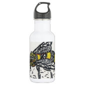 Doodle Bee Trinkflasche (Vorderseite)