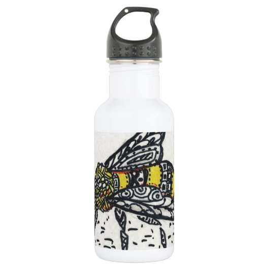 Doodle Bee Trinkflasche (Vorderseite)