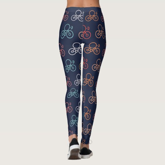 Doodle Bicycle Leggings (Rückseite)