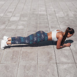 Doodle Bicycle Leggings