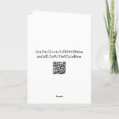 Doodle Birthday Card - Monstrosier Geburtstag Karte (Rückseite)