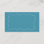 Doodle Blue Boy Baby wird Windeln Raffle Card Begleitkarte (Rückseite)