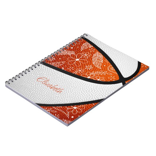 Doodle-Blume Basketball Notizblock (Linke Seite)