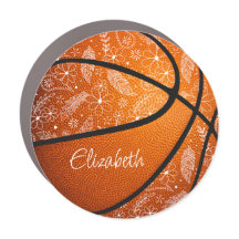 Doodle Blume Federn Paisball boho Basketball
