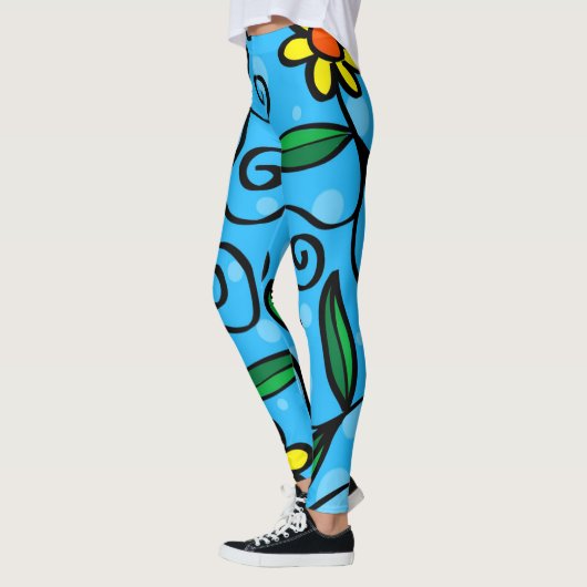 doodle Blume Leggings (Links)