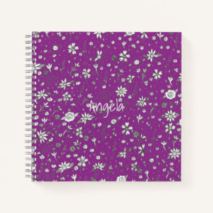 Doodle-Blume-Notebook individuell anpassbar Notizblock