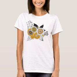 Doodle-Blume T-Shirt