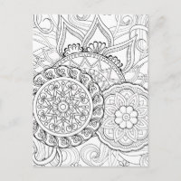 Doodle-Blume und Mandalase