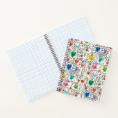 Doodle Buddies & Hearts Notebook Notizblock (Innenseite)