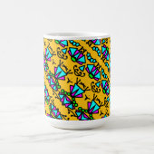 Doodle-Bug-Blume Kaffeetasse (Mittel)