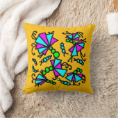 Doodle Bug Blume Kissen (Decke)