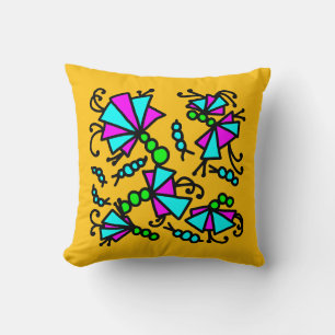 Doodle Bug Blume Kissen