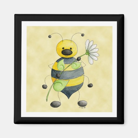 Doodle Bug Bumble Bee Magnet (Vorne)
