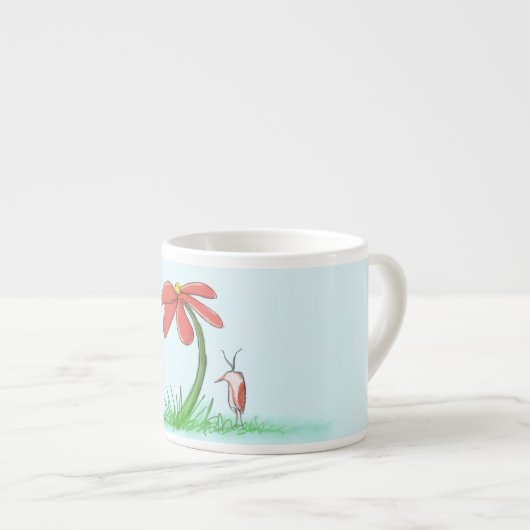 Doodle-Bug Espressotasse (Vorderseite Rechts)