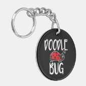 Doodle Bug Ladybug Funny Doodle Schlüsselanhänger (Vorderseite links)