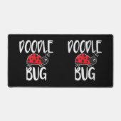 Doodle Bug Ladybug Funny Doodle Schreibtischunterlage (Vorderseite)
