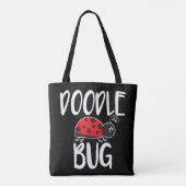 Doodle Bug Ladybug Funny Doodle Tasche (Rückseite)