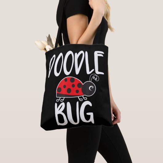 Doodle Bug Ladybug Funny Doodle Tasche (Von Nahem)