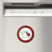 Doodle Bug Ladybug Magnet (In Situ (Geschirrspüler))