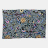 Doodle-Bugs auf Schiefergrau Geschirrtuch (Horizontal)