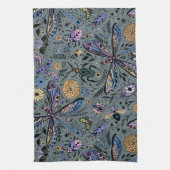 Doodle-Bugs auf Schiefergrau Geschirrtuch (Vertikal)